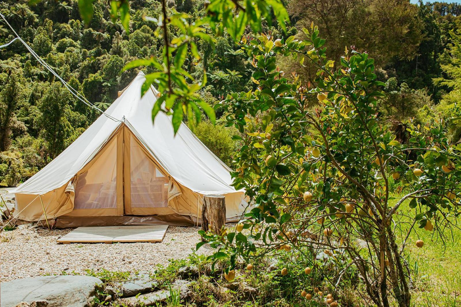מלון טקאקה Golden Bay Glamping מראה חיצוני תמונה