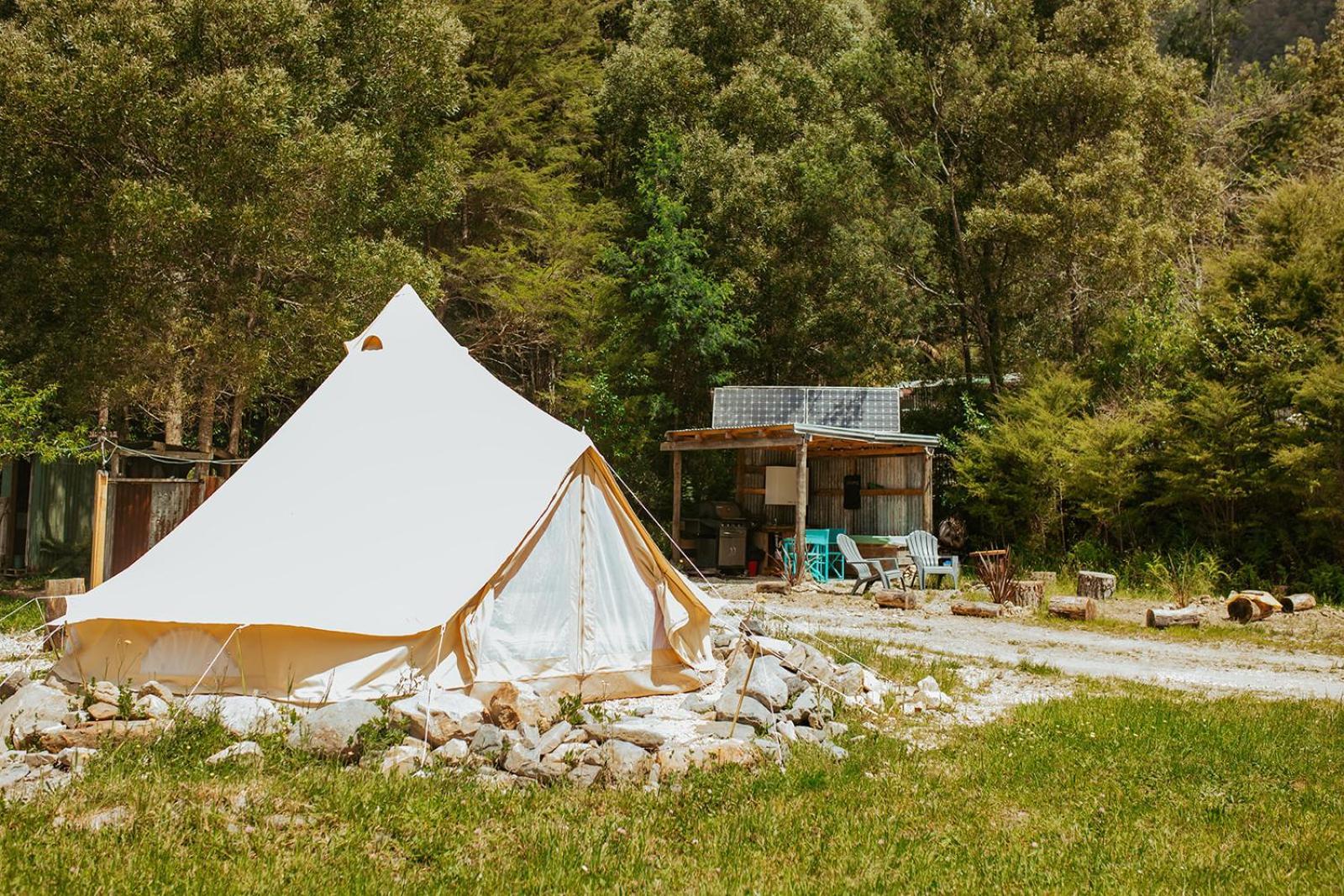 מלון טקאקה Golden Bay Glamping מראה חיצוני תמונה